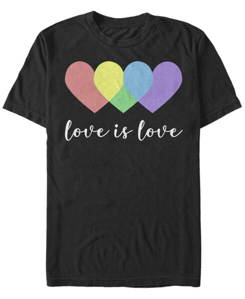 Men's Love is Love Short Sleeve Crew T-shirt