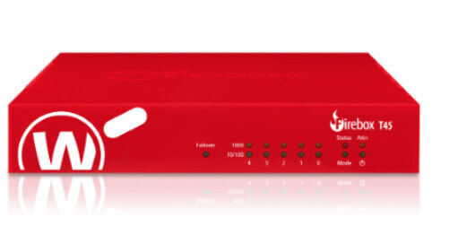 WatchGuard Firebox T45 with 3-yr Standard Support - 1.44 Gbps - VPN