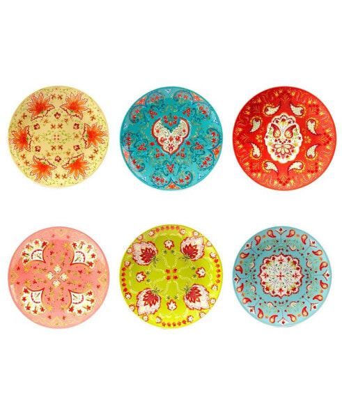 Francesca Salad Plate, Set of 6