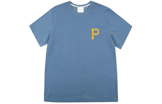 MLB 基础小标刺绣直筒T恤 男女同款 蓝色 / Футболка MLB T 31TSCD931-11U Featured Tops