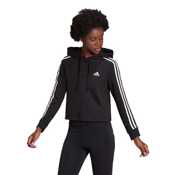 ADIDAS Essentials 3 Stripes Cropped hoodie