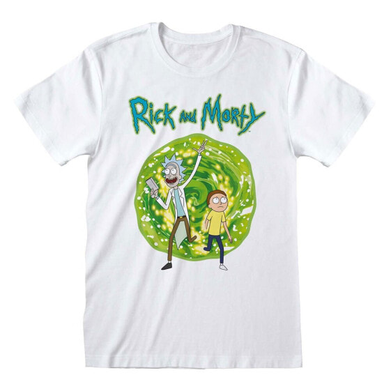 HEROES Official Rick And Morty Portal short sleeve T-shirt