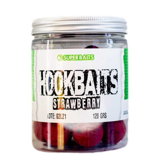 SUPERBAITS Strawberry Hookbaits 120g