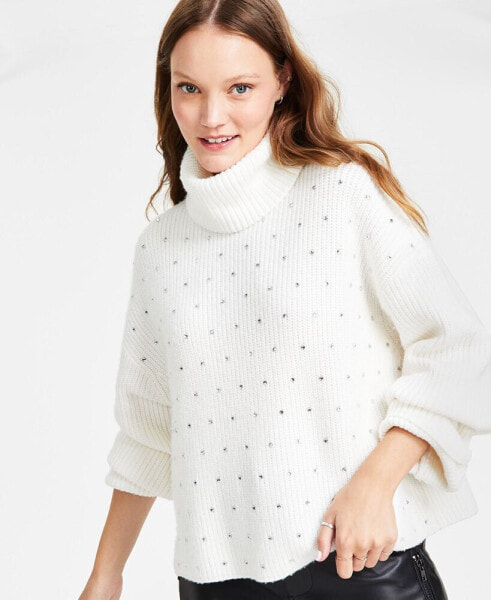 Women's Astro Embellished Turtleneck Sweater