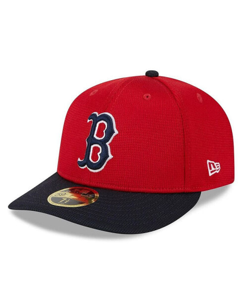 Men's Red Boston Red Sox 2024 Batting Practice Low Profile 59FIFTY Fitted Hat