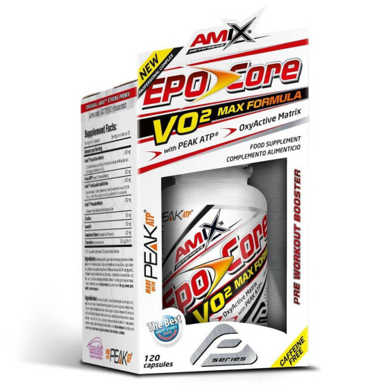 Спортивное питание для улучшения выносливости AMIX Epo-Core VO2 Max 120 единиц Вкус нейтральный