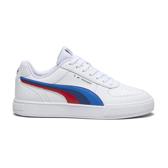 Puma Bmw Mms Caven Lace Up Mens White Sneakers Casual Shoes 30769804