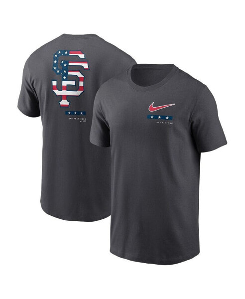Men's Anthracite San Francisco Giants Americana T-shirt