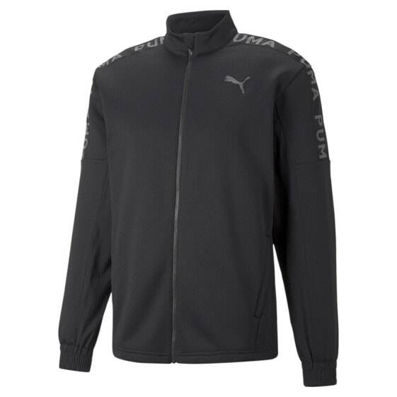 Верхняя одежда PUMA Куртка Fit Pwrflece Full Zip черная для мужчин