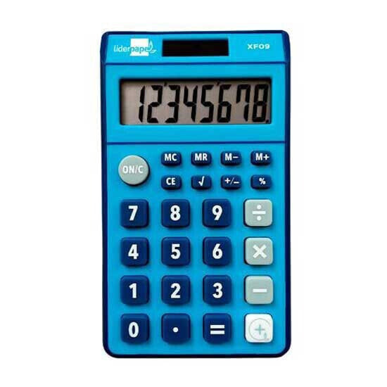 Калькулятор карманный Liderpapel Bolxf09 8-значный солнечный и батарейныйёур математических операций!