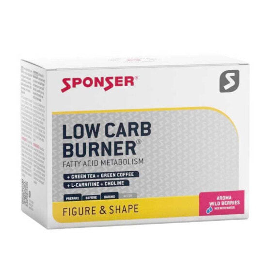 SPONSER SPORT FOOD Low Carb Burner 6g Wild Berries Drink 20 Units