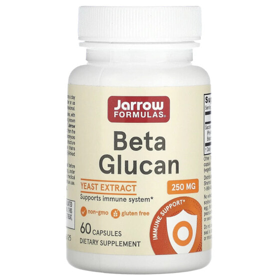 Витамин Beta Glucan 250 мг, 60 капсул Jarrow Formulas