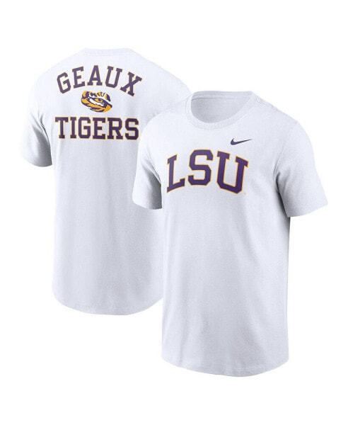Men's White LSU Tigers Blitz 2-Hit T-Shirt