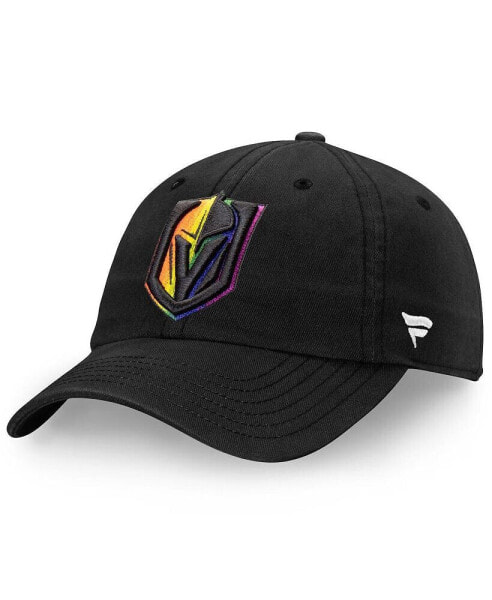 Men's Black Vegas Golden Knights Pride Fundamental Adjustable Hat