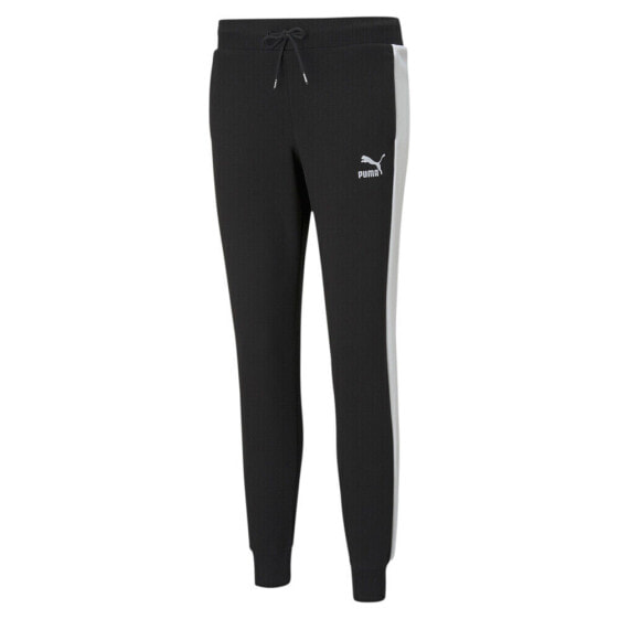 Puma Iconic T7 Track Pants Womens Black Casual Athletic Bottoms 58946301