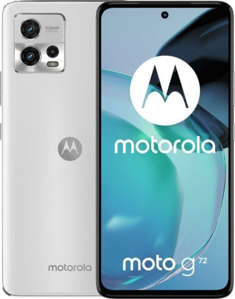 Smartfon Motorola Moto G72 8/128GB Biały (PAVG0014PL)