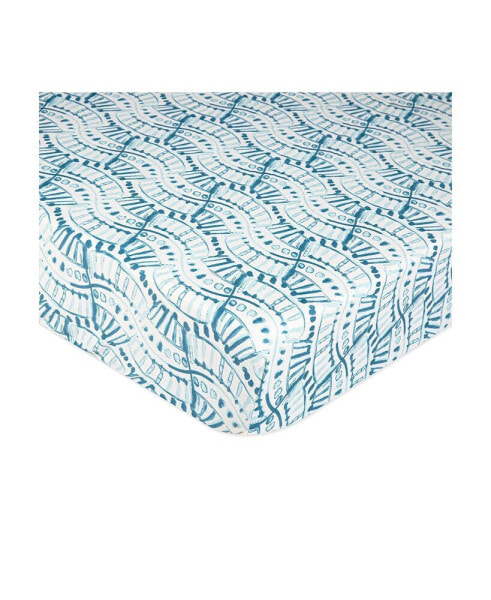 Baby Boys Cotton Ocean Caspian Crib Sheet