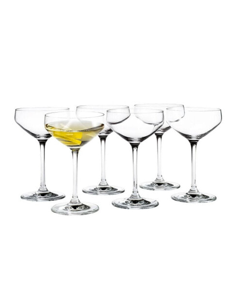 Perfection 9.9 oz Martini Glasses, Set of 6
