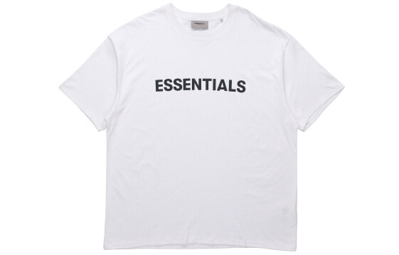 Fear of God Essentials SS20 Graphic White 字母Logo短袖T恤 男女同款 白色 / Футболка Fear of God FOG-SS20-107