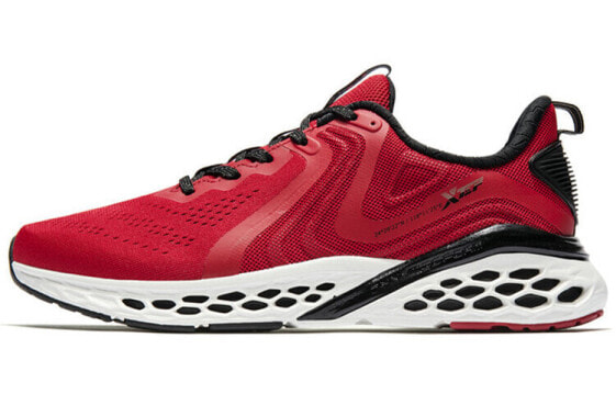 Обувь спортивная Текстильная Спортсмен Черно-красная Текстильная обувь для бега