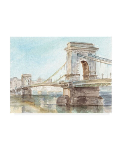 Ethan Harper Iconic Watercolor Bridge I Canvas Art - 19.5" x 26"