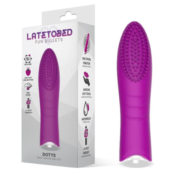 Вибропуля LATETOBED Dotys Easy Quick Silicone Purple