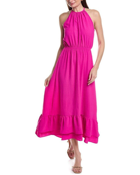 Maison Maar Halter Maxi Dress Women's Pink S