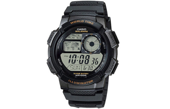 Часы и аксессуары CASIO YOUTH YOUTH AE-1000W-1A - Стильные кварцевые наручные часы для мужчин