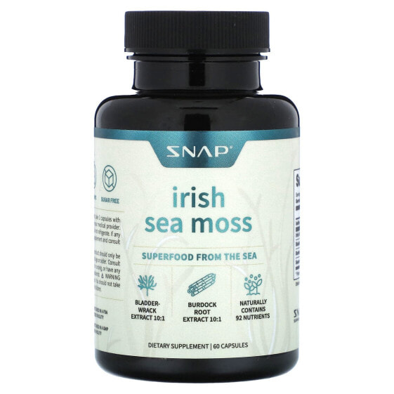 Snap Supplements, Ирландский морской мох`` 60 капсул