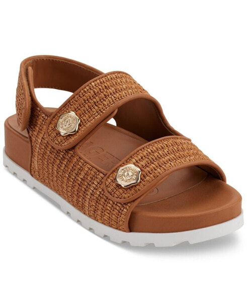 Women's Bindi Button Woven Platform Sandals