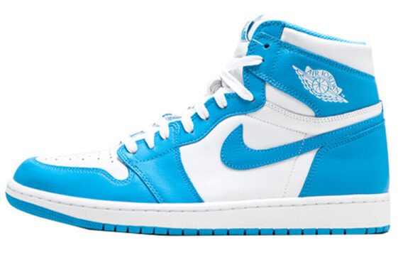 Jordan Air Jordan 1 Retro UNC 高帮 复古篮球鞋 男款 北卡蓝