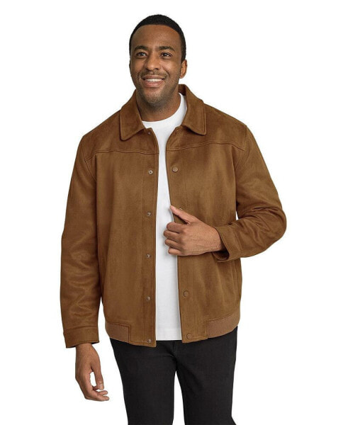 Big & Tall Casey Faux Suede Jacket