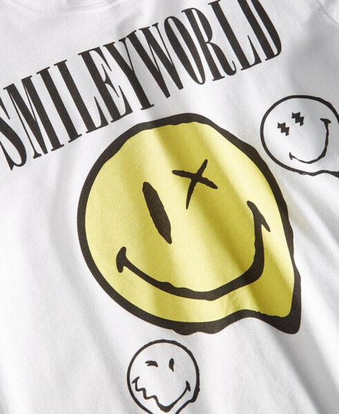 Big Boys Smiley World Graphic Short-Sleeve T-Shirt