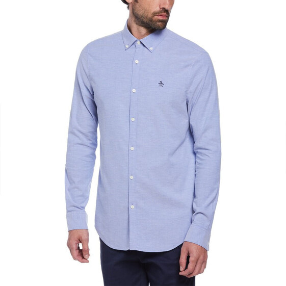 ORIGINAL PENGUIN Oxford Stretch No Pocket long sleeve shirt