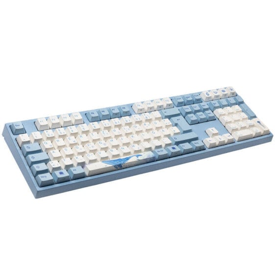 Varmilo VEA109 Sea Melody Gaming Tastatur, MX-Brown, weiße LED