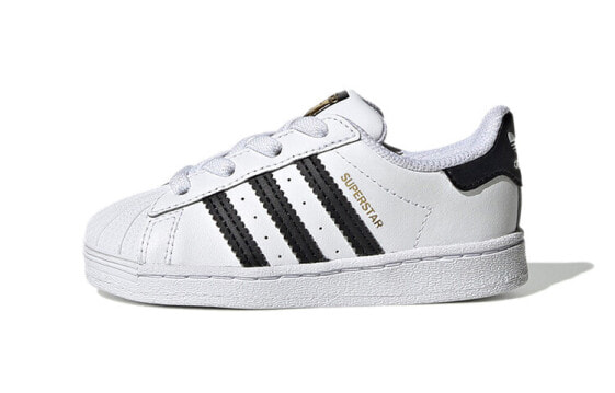 【TD婴童】adidas originals Superstar 黑白色