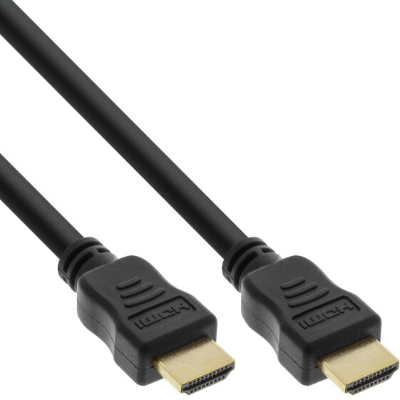 InLine HiD High Speed HDMI Cable w. Ethernet - 4K2K - M/M - golden contacts - 10m