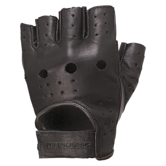 Перчатки Booster Кастомные с отверстиями, из кожи, стиль Туринг, для мужчин