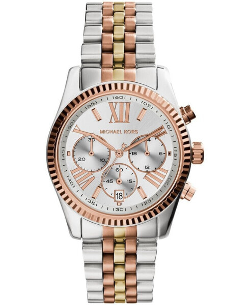 Women's Lexington Tri-Tone Stainless Steel Watch 38mm