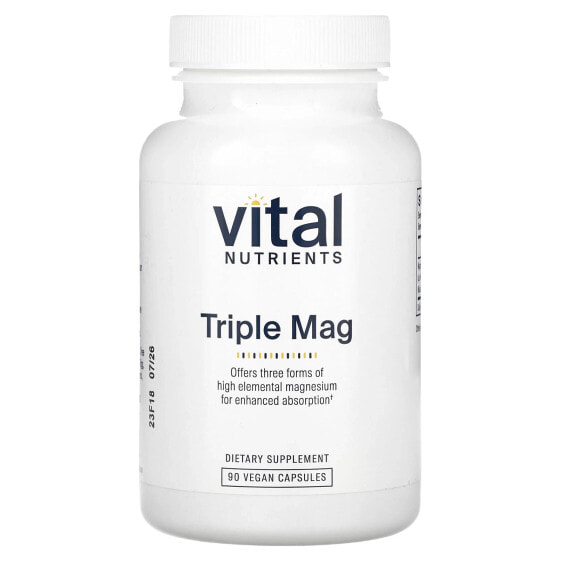 Triple Mag, 90 Vegan Capsules