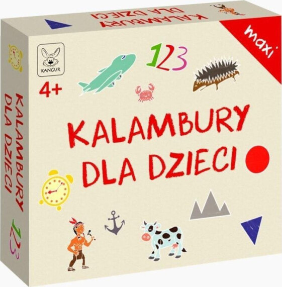 Настольная игра для компании Kangur Гра "Каламбур" для детей maxi