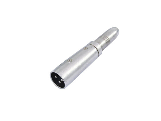 Omnitronic 30226500 XLR Adapter[1x XLR-Stecker 3 polig - 1x Klinkenbuchse 6.3 mm (mono)]