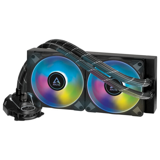 Arctic Liquid Freezer II 240 A-RGB Multi Compatible All-in-One CPU Water Cooler with A-RGB - All-in-one liquid cooler - 12 cm - 48.8 cfm - Black