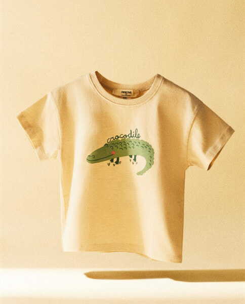 Children’s cotton crocodile t-shirt