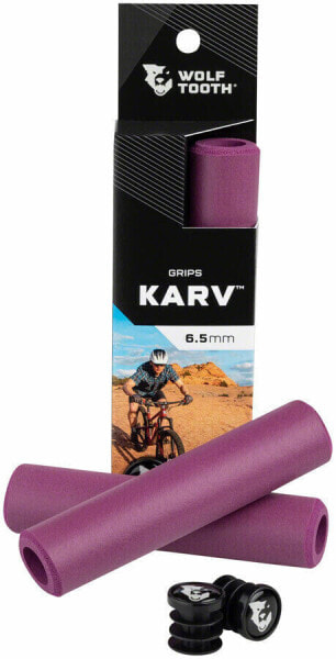 Грипсы велосипедные Wolf Tooth Karv - фиолетовые
