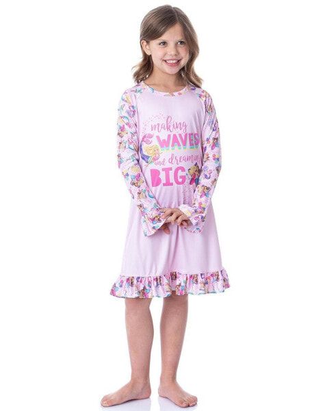 Girls Mattel Making Waves Dreaming Sleep Pajama Nightgown