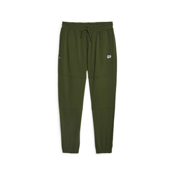 Puma Downtown Sweatpants Mens Green Casual Athletic Bottoms 62128731