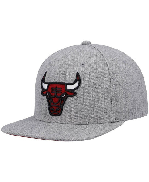 Men's Heathered Gray Chicago Bulls 2.0 Snapback Hat