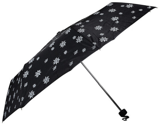 Ladies folding mechanical umbrella Special Mini Edelweiss černá 700065E03