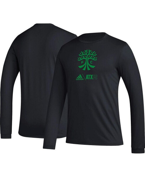 Men's Black Austin FC Icon Long Sleeve T-shirt